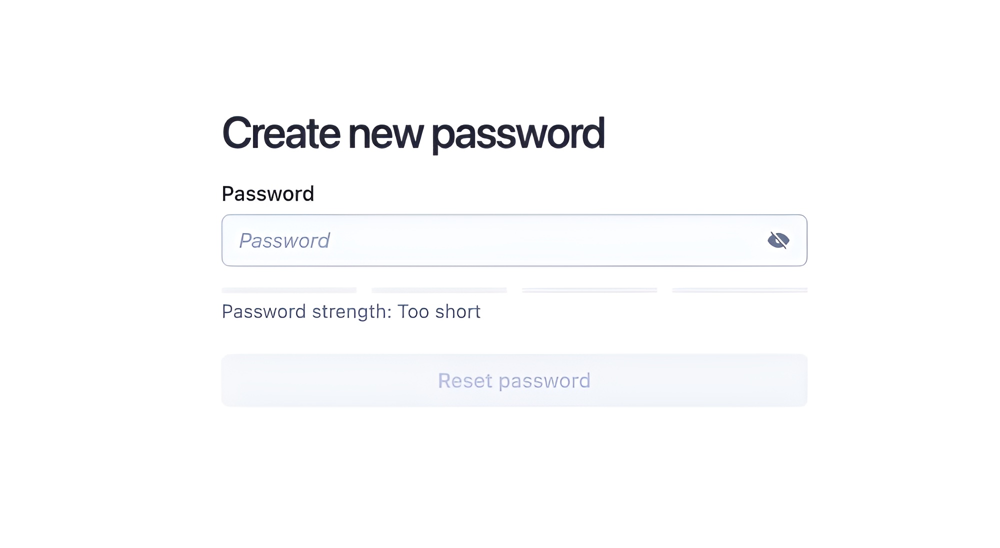 Apify Console reset password page